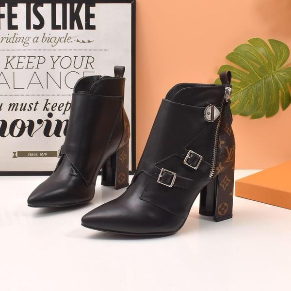 new9 ladies casual boots fashion wild boots business work high heel boots original box packaging fast delivery, Black
new9 ladies casual boots fashion wild boots business work high heel boots original box packaging fast delivery, Black