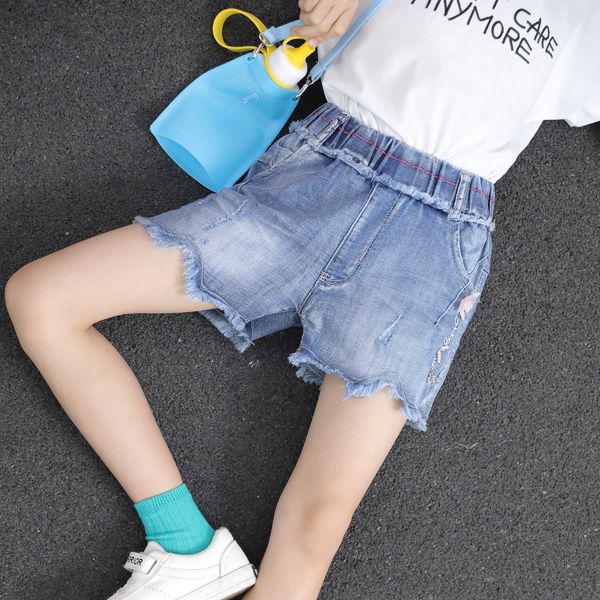 zy92u children's hole-piercing denim shorts summer clothes 2020 girls woolen medium wool shorts pants and large children korean style a, Blue
zy92u children's hole-piercing denim shorts summer clothes 2020 girls woolen medium wool shorts pants and large children korean style a, Blue