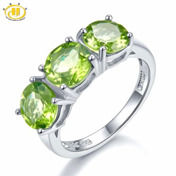 hutang wedding women's ring 4.2ct natural peridot 925 sterling silver rings green gemstone fine elegant classic jewelry for gift, Golden;silver
hutang wedding women's ring 4.2ct natural peridot 925 sterling silver rings green gemstone fine elegant classic jewelry for gift, Golden;silver