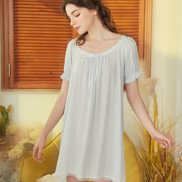 летняя одежда дома пижамы новые хлопка nightgown лета женщин шнурка сексуальные принцесса с короткими рукавами пижамы сладкие свободные дома, Blue;red
летняя одежда дома пижамы новые хлопка nightgown лета женщин шнурка сексуальные принцесса с короткими рукавами пижамы сладкие свободные дома, Blue;red