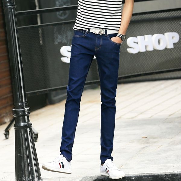 2020 new men's slim korean style trousers casual pants jeans and jeans spring and summer casual pants men's fashion, Blue
2020 new men's slim korean style trousers casual pants jeans and jeans spring and summer casual pants men's fashion, Blue