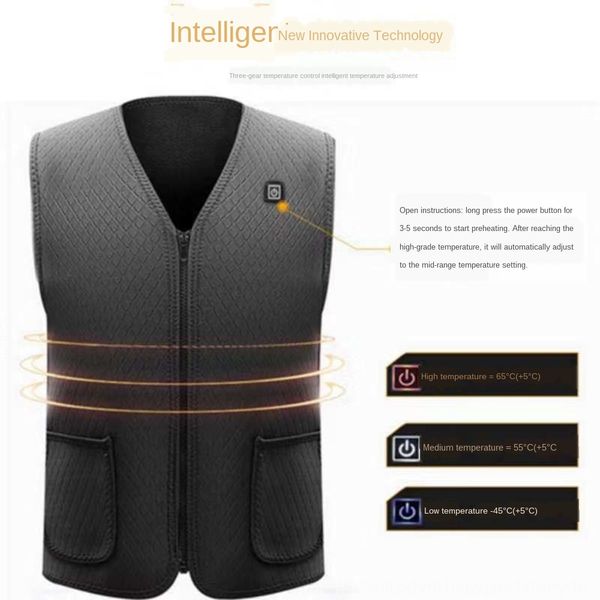 intelligent self-heating warm for men warm vest charger vest and women for the elderly cold-resistant charging treasure heating usb, Black;brown
intelligent self-heating warm for men warm vest charger vest and women for the elderly cold-resistant charging treasure heating usb, Black;brown