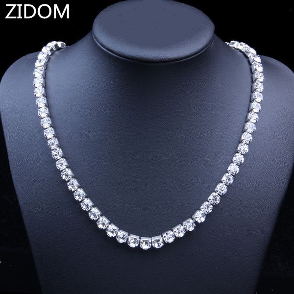men/women hip hop iced out bling tennis chain necklace hiphop tennis chains necklaces jewelry fashion gifts, Silver
men/women hip hop iced out bling tennis chain necklace hiphop tennis chains necklaces jewelry fashion gifts, Silver