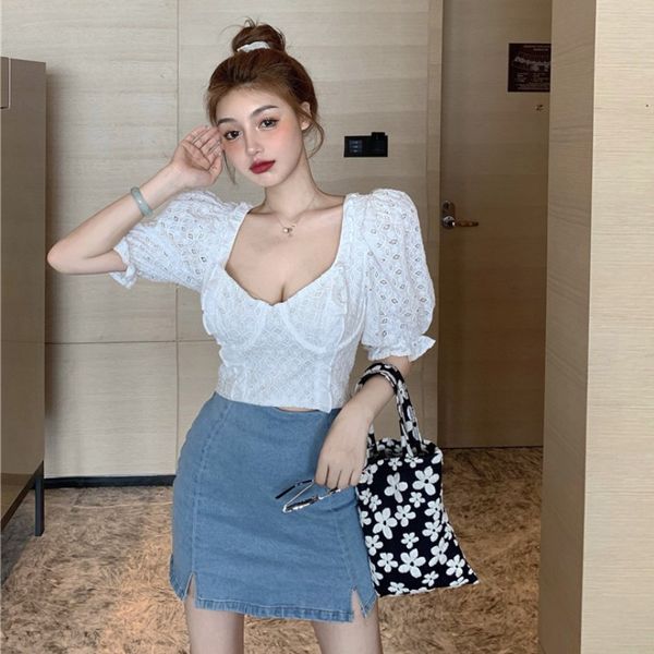 nana fashion womens clothing store 2020 popular new hollow design sense minority gentle french temperament lace shirt, White
nana fashion womens clothing store 2020 popular new hollow design sense minority gentle french temperament lace shirt, White