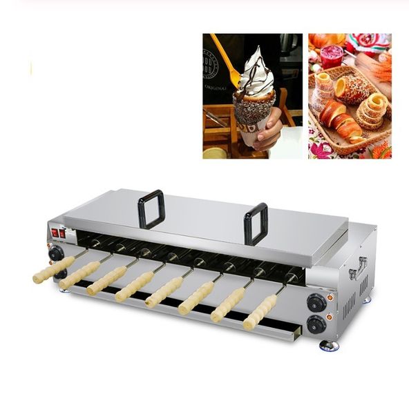 electric ice cream cone machine hungarian chimney cake making machine kurtos kalacs baking machine
electric ice cream cone machine hungarian chimney cake making machine kurtos kalacs baking machine