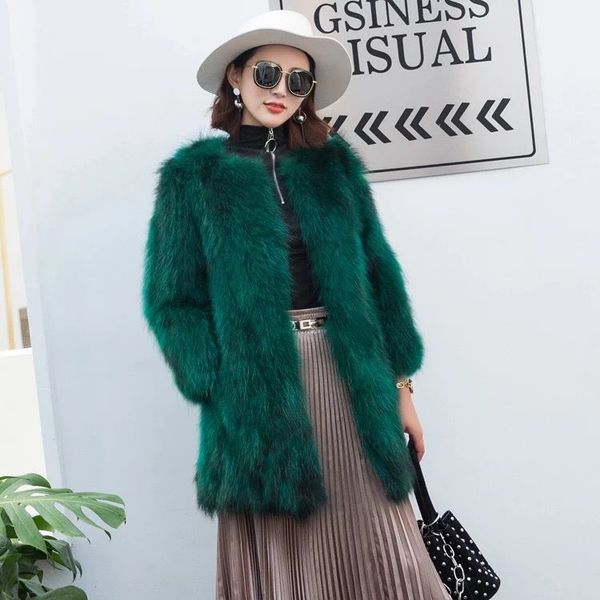 2020 new winter women fashion natural raccoon dog fur luxury long jacket loose korean overcoat thick warm fur coats a244, Black
2020 new winter women fashion natural raccoon dog fur luxury long jacket loose korean overcoat thick warm fur coats a244, Black