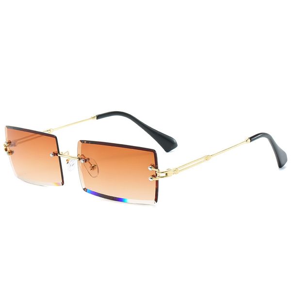 small rectangle sunglasses women rimless square sun glasses for women 2020 summer style female uv400 green brown, White;black
small rectangle sunglasses women rimless square sun glasses for women 2020 summer style female uv400 green brown, White;black