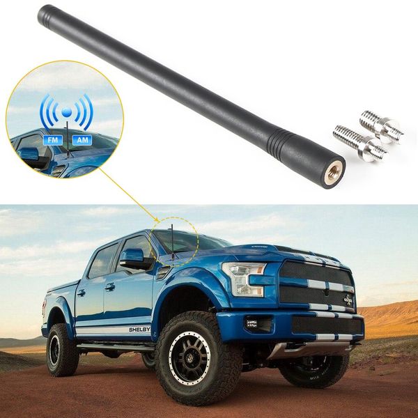 7,5" short antenna modified antenna kit radio stereo fm/am reception for ford f150 2009+
7,5" short antenna modified antenna kit radio stereo fm/am reception for ford f150 2009+