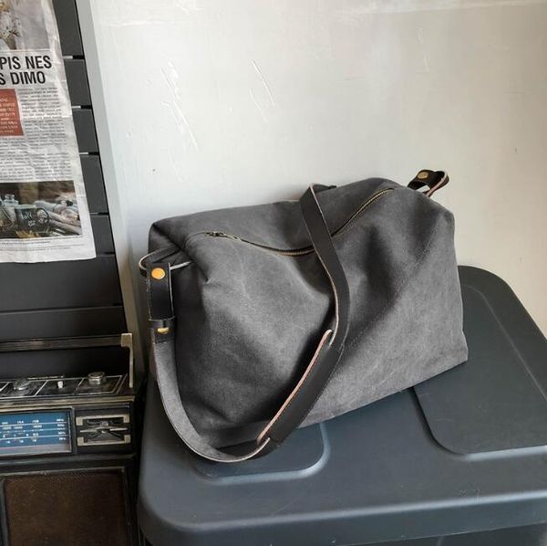 washed canvas bag shoulder messenger bag female korean version of solid color leisure travel large capacity cloth
washed canvas bag shoulder messenger bag female korean version of solid color leisure travel large capacity cloth