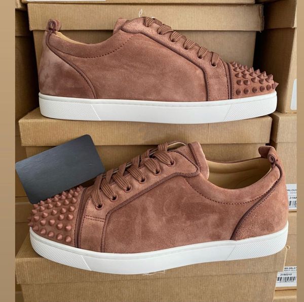 2020 junior sneakers, low spikes red bottom shoes men,women suede leather rivets casual walking fashion brands sports, Black
2020 junior sneakers, low spikes red bottom shoes men,women suede leather rivets casual walking fashion brands sports, Black
