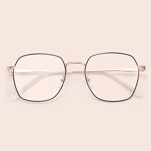 2020 new fashion large frame fashion polygon korean style artistic plain glasses glasses frame 2924, Silver
2020 new fashion large frame fashion polygon korean style artistic plain glasses glasses frame 2924, Silver