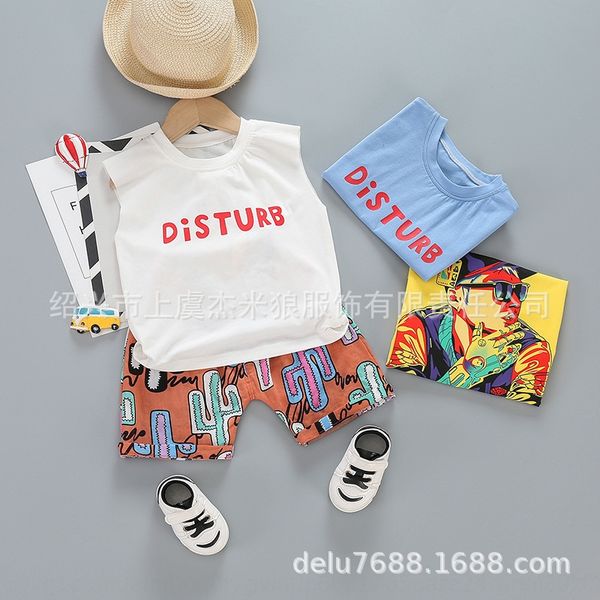 4rnkd clothing 2020 xia yingwen korean style sleeveless vest boys' babies pullover clothing children's children's' child
4rnkd clothing 2020 xia yingwen korean style sleeveless vest boys' babies pullover clothing children's children's' child