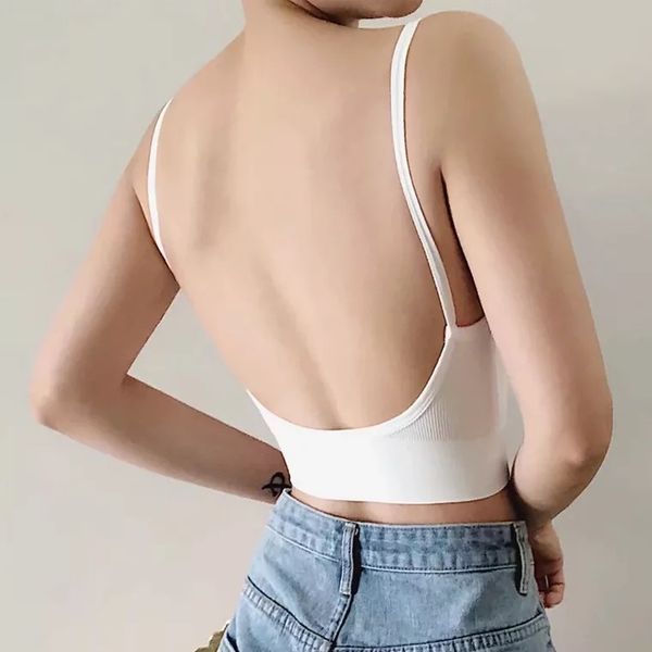 cotton seamless bra with convertible padded u backless ultra thin stretch wireless soft cup bralette vest summer underwear, Red;black
cotton seamless bra with convertible padded u backless ultra thin stretch wireless soft cup bralette vest summer underwear, Red;black