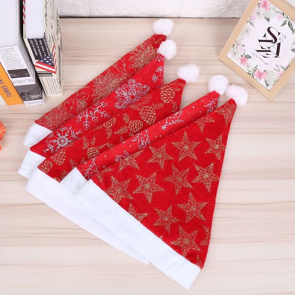 red santa claus hat soft snowflake print christmas cosplay hats christmas decoration adults festive party supplies
red santa claus hat soft snowflake print christmas cosplay hats christmas decoration adults festive party supplies