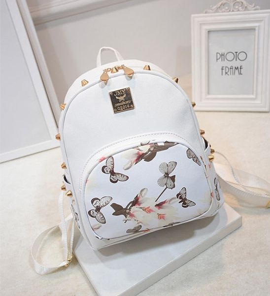 2019 summer new bag korean flower small 2019 butterfly summer new women's bag korean butterfly flower backpack women's small backp