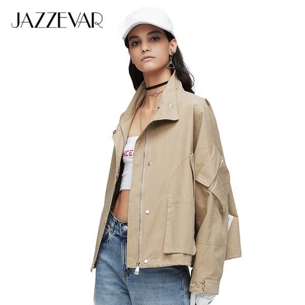 jazzevar 2020 new arrival autumn jacket women pink color short style fashion windbreaker women spring autumn 9023-1, Tan;black
jazzevar 2020 new arrival autumn jacket women pink color short style fashion windbreaker women spring autumn 9023-1, Tan;black
