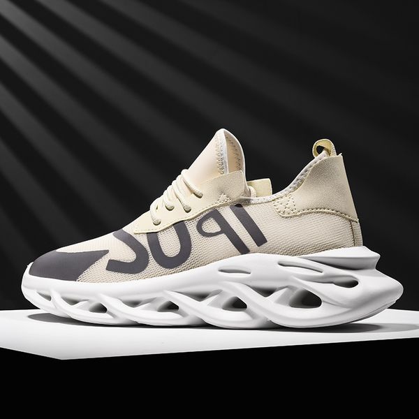 men running shoes man comfortable summer outdoor -knit sneakers blade shockproof mesh lace-up reflective fashion footwear
men running shoes man comfortable summer outdoor -knit sneakers blade shockproof mesh lace-up reflective fashion footwear