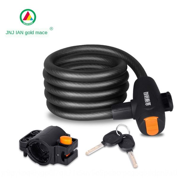 gold mace 508 frosted exterior blade 1.5m long cable bicycle ring type matte cable lock mountain bicycle lock
gold mace 508 frosted exterior blade 1.5m long cable bicycle ring type matte cable lock mountain bicycle lock