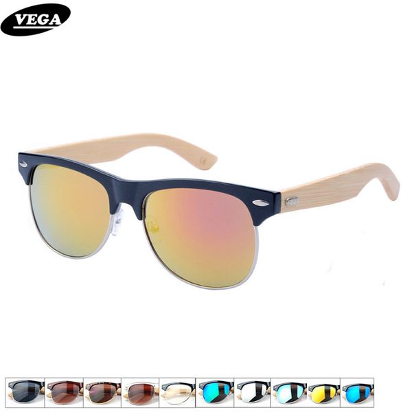 vega hand made bamboo sunglasses men women fashion wooden eyewear oval half frame design sunglass styles 10 colors 1029, White;black
vega hand made bamboo sunglasses men women fashion wooden eyewear oval half frame design sunglass styles 10 colors 1029, White;black