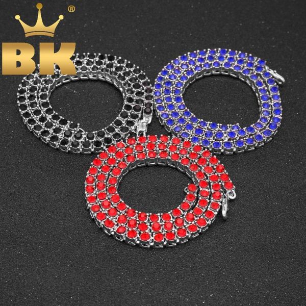 the bling king necklace for men iced blue/red/black colored rhinestones 1 row tennis chains gold necklace lengths jewelry, Silver
the bling king necklace for men iced blue/red/black colored rhinestones 1 row tennis chains gold necklace lengths jewelry, Silver