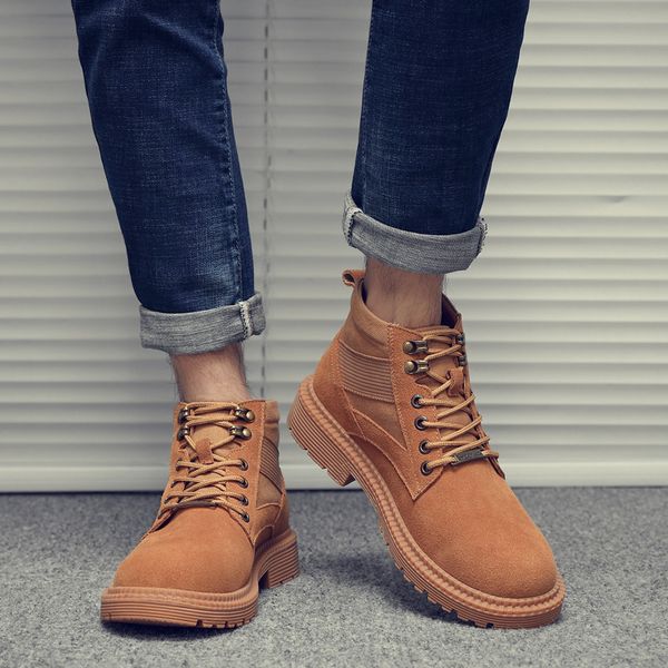 2020 new style high-retro war wolf boots casual outdoor genuine leather non-slip rubber sole shoes, Black
2020 new style high-retro war wolf boots casual outdoor genuine leather non-slip rubber sole shoes, Black