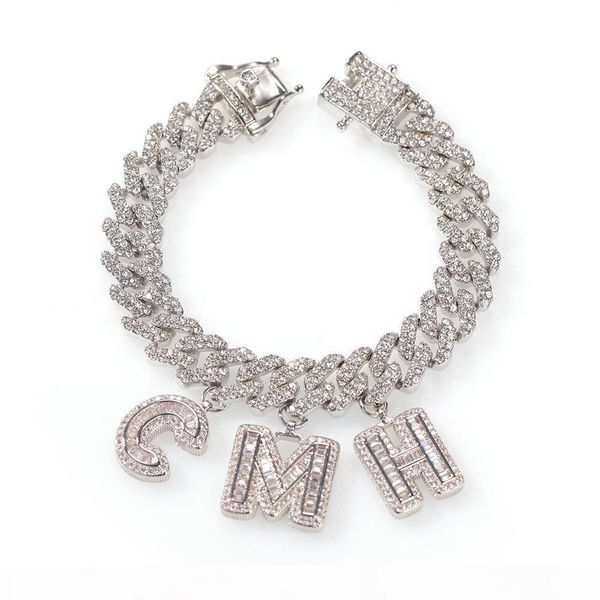 custom name baguette letters with link miami cuban link chain bracelet for men women hip hop bling bling jewelry, Black
custom name baguette letters with link miami cuban link chain bracelet for men women hip hop bling bling jewelry, Black