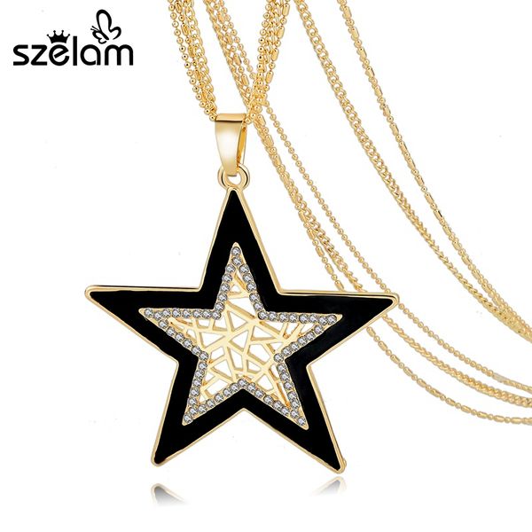 vintage crystal star pendant gold necklace for women 2020 ethnic necklaces long chain female collier femme sne160123, Silver
vintage crystal star pendant gold necklace for women 2020 ethnic necklaces long chain female collier femme sne160123, Silver
