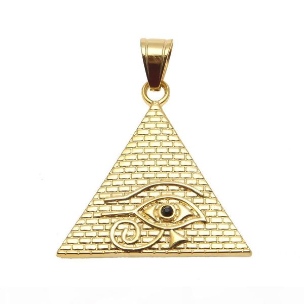 new arrival gold illuminati eye of horus egyptian pyramid with chain for men women pendant necklace hip hop jewelry, Silver
new arrival gold illuminati eye of horus egyptian pyramid with chain for men women pendant necklace hip hop jewelry, Silver