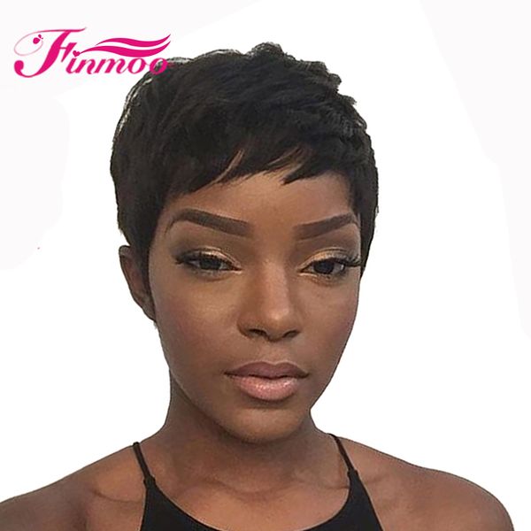 short straight human hair wigs remy hair with baby hair peruvian machine made short wig for women natural color ing, Black
short straight human hair wigs remy hair with baby hair peruvian machine made short wig for women natural color ing, Black