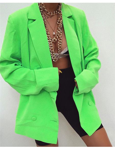 womens oversize double breasted blazer woman autumn winter lapel neck loose suit jackets women high street plus clothes, White;black
womens oversize double breasted blazer woman autumn winter lapel neck loose suit jackets women high street plus clothes, White;black