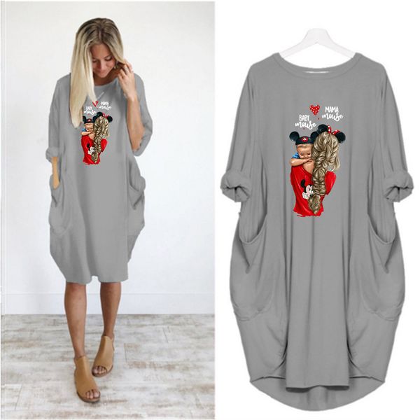 Women's DIY Dresses Fashion Summer Women's Long Sleeve Loose Casual Dress Women Brief Skirt 6 Colors Asian Size S-5XL A803
Women's DIY Dresses Fashion Summer Women's Long Sleeve Loose Casual Dress Women Brief Skirt 6 Colors Asian Size S-5XL A803