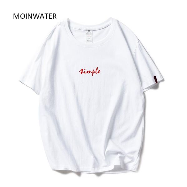 women's t-shirt moinwater lady summer cotton simple letter print t-shirts fashionable women casual tees short sleeve female t shirt mt, White
women's t-shirt moinwater lady summer cotton simple letter print t-shirts fashionable women casual tees short sleeve female t shirt mt, White