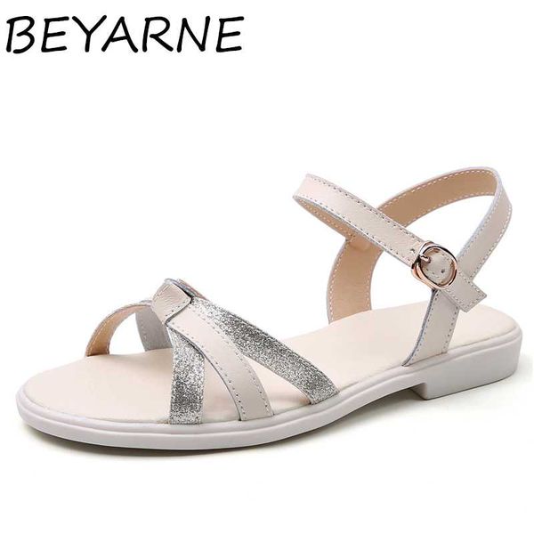 beyarne summer new design women flats sandals female lady casual breathable comfortable shiny sequins flat leather sandals, Black
beyarne summer new design women flats sandals female lady casual breathable comfortable shiny sequins flat leather sandals, Black