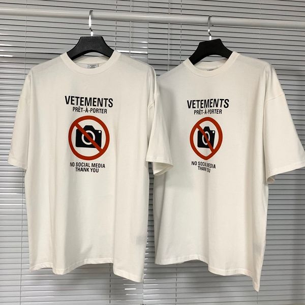 21ss europe france vetements shop no social media antisocial embroidery tshirt fashion mens t shirts women clothes casual cotton tee, White;black 
21ss europe france vetements shop no social media antisocial embroidery tshirt fashion mens t shirts women clothes casual cotton tee, White;black