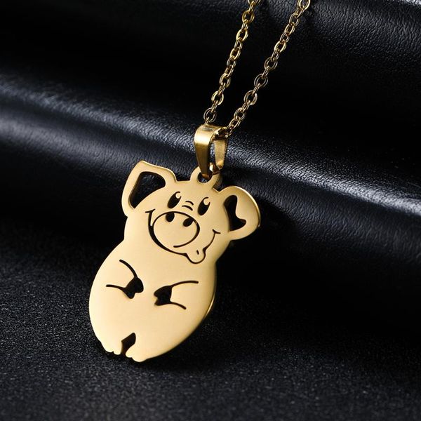 skyrim lovely cute pig animal pendant necklace stainless steel golden adjustable choker chain necklaces jewelry for girl women, Silver
skyrim lovely cute pig animal pendant necklace stainless steel golden adjustable choker chain necklaces jewelry for girl women, Silver