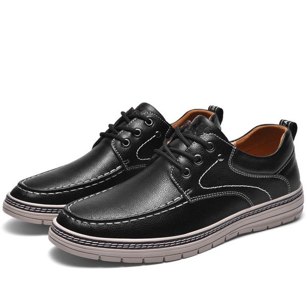crocodile men's leather shoes korean casual board shoes new british soft bottom men business flats breathable oxfords %, Black
crocodile men's leather shoes korean casual board shoes new british soft bottom men business flats breathable oxfords %, Black
