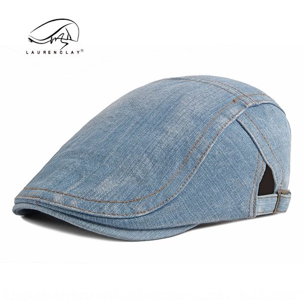 men's washed denim beret beret autumn thin korean style literary front cap women's casual cap fashion, Blue;gray
men's washed denim beret beret autumn thin korean style literary front cap women's casual cap fashion, Blue;gray
