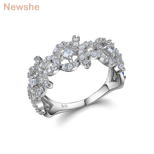 newshe flower shape 925 sterling silver wedding engagement ring for women zirconia jewelry gift jr5608, Golden;silver
newshe flower shape 925 sterling silver wedding engagement ring for women zirconia jewelry gift jr5608, Golden;silver
