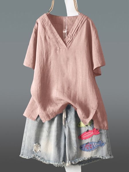 omd9g 2020 women's new solid color all-match short sleeve v-neck coat irregular rayon loose 2020 women's new solid color all-match, White
omd9g 2020 women's new solid color all-match short sleeve v-neck coat irregular rayon loose 2020 women's new solid color all-match, White