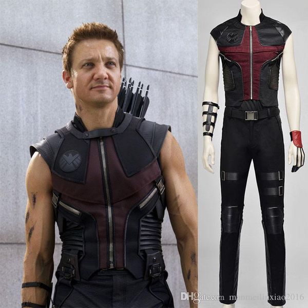 men s the avengers hawkeye clinton francis barton short sleeves cosplay costume 2 cosplay costume customrized halloween, Black;red
men s the avengers hawkeye clinton francis barton short sleeves cosplay costume 2 cosplay costume customrized halloween, Black;red