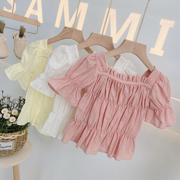 mljie foreign style korean clothing children's style children's clothing 2020 new girls' cute bubble pleated cotton short sle, White;black
mljie foreign style korean clothing children's style children's clothing 2020 new girls' cute bubble pleated cotton short sle, White;black