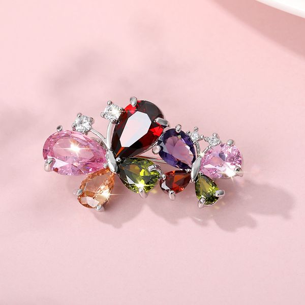 crystal butterfly brooch exquisite color series butterfly jewelry skirt coat pin accessories holiday gift jewelry, Gray
crystal butterfly brooch exquisite color series butterfly jewelry skirt coat pin accessories holiday gift jewelry, Gray