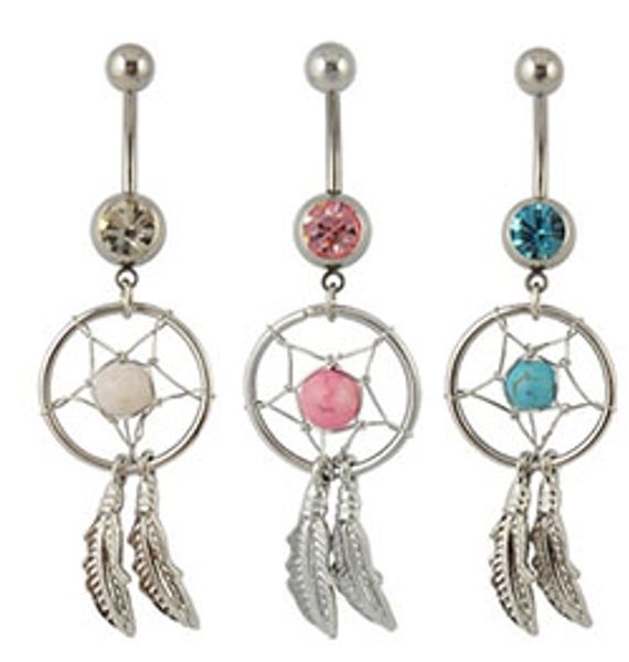 d0008-7 ( 3 colors ) dream catcher dangle 10 pcs mix colors stones belly rings navel naval wholesale lot drop shipping, Silver
d0008-7 ( 3 colors ) dream catcher dangle 10 pcs mix colors stones belly rings navel naval wholesale lot drop shipping, Silver
