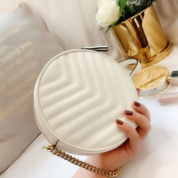 2020 women crossbody bags shoulder bag small round bag designer female messenger for women pu leather retro chain white
2020 women crossbody bags shoulder bag small round bag designer female messenger for women pu leather retro chain white