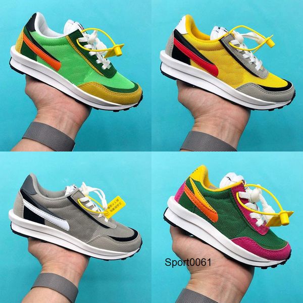 2020 new sacai x ldv waffle kids running shoes boys girls green gusto sneaker waffle pine green sneakers waffle sports trainers, Black
2020 new sacai x ldv waffle kids running shoes boys girls green gusto sneaker waffle pine green sneakers waffle sports trainers, Black