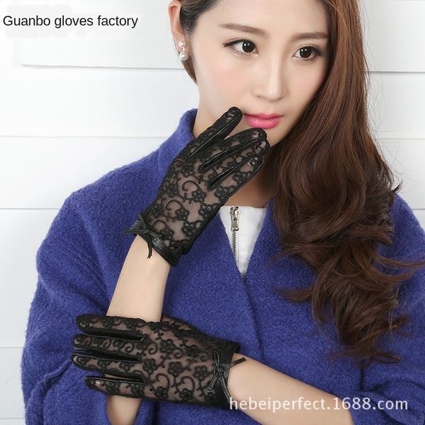 autumn summer new driving bow lace leather sheepskin touch lace butterfly gloves screen thin sunscreen gloves women' style, Blue;gray
autumn summer new driving bow lace leather sheepskin touch lace butterfly gloves screen thin sunscreen gloves women' style, Blue;gray