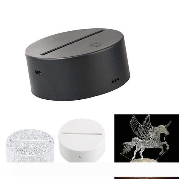 3D Lamp Holder Touch Lamp Bases Night Light USB Cable Decor Lighting Replacement 7 Color Fixture Light for Bedroom Child Living Room Party
3D Lamp Holder Touch Lamp Bases Night Light USB Cable Decor Lighting Replacement 7 Color Fixture Light for Bedroom Child Living Room Party