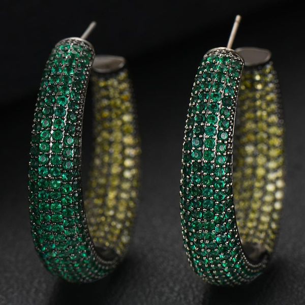 godki 2020 trendy multicolor cz hoop earrings dubai colorful women bridal wedding jewelry aperture earring pulseras mujer moda, Golden;silver
godki 2020 trendy multicolor cz hoop earrings dubai colorful women bridal wedding jewelry aperture earring pulseras mujer moda, Golden;silver