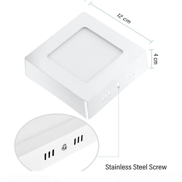 6w Surface Mounted Panel Light Natural White Square 220v Bedroom Livingroom Indoor Lighting Led Panel Lamp
6w Surface Mounted Panel Light Natural White Square 220v Bedroom Livingroom Indoor Lighting Led Panel Lamp