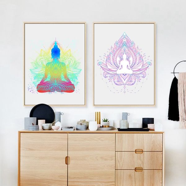 sitting buddha with lotus flower wall art print and poster , buddha face with mandala wall pictures canvas painting home decor
sitting buddha with lotus flower wall art print and poster , buddha face with mandala wall pictures canvas painting home decor